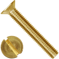Винт М2,5х8 DIN 963 латунь